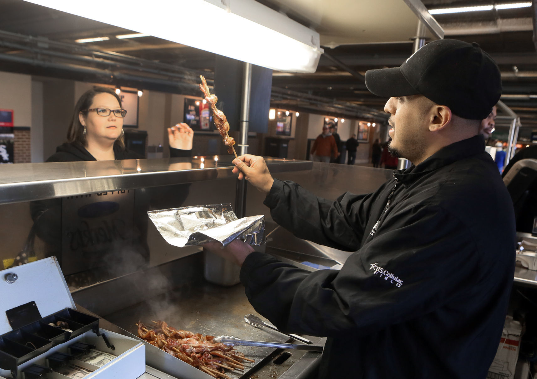 Bacon on a stick